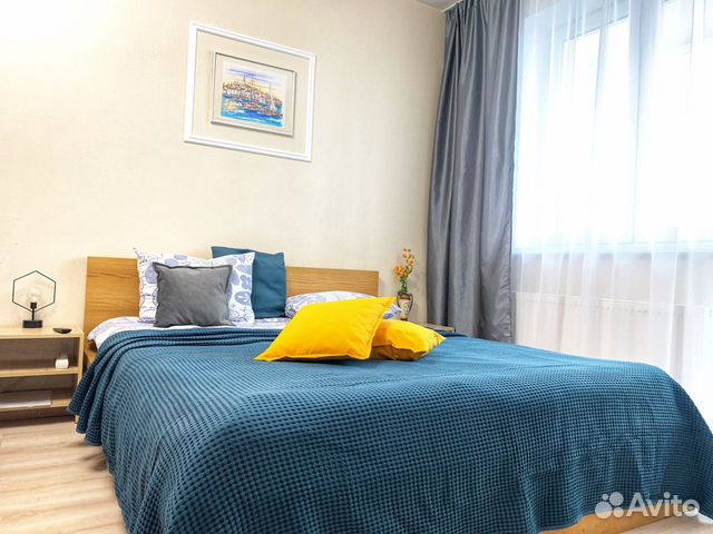 

1-к. квартира, 52 м², 3 кровати