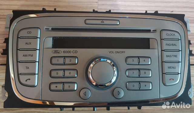 Ford Mondeo 4. Автомагнитола Ford 6000CD