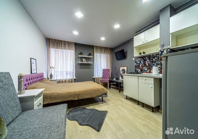 

Квартира-студия, 30 м², 1 кровать