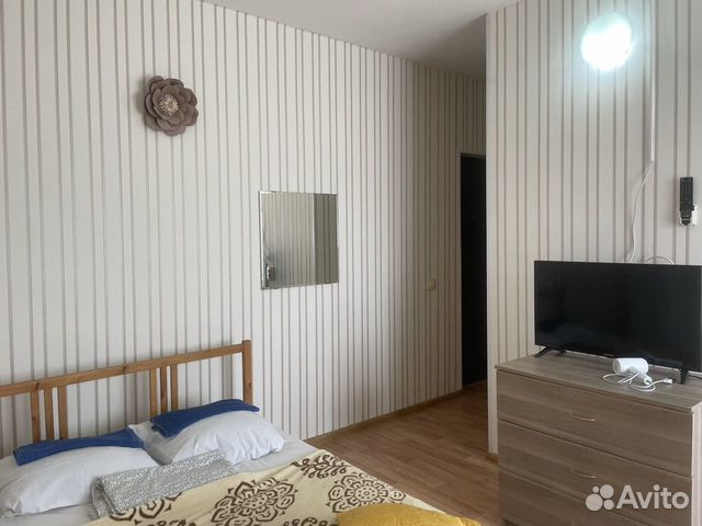 

Квартира-студия, 28 м², 2 кровати