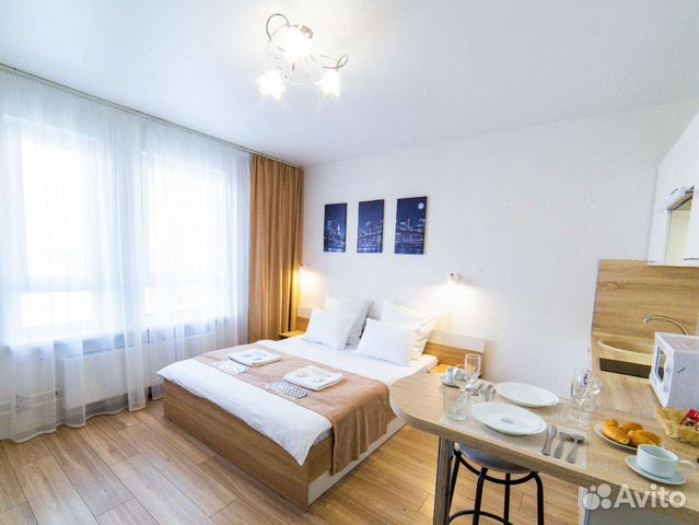 

Квартира-студия, 24 м², 1 кровать
