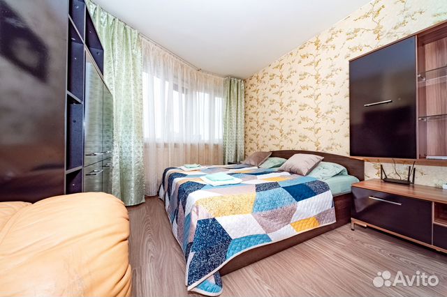 

1-к. квартира, 46 м², 2 кровати