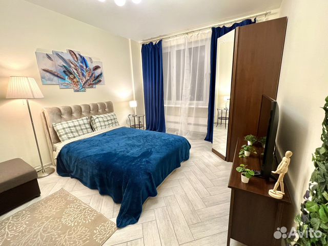 

1-к. квартира, 45 м², 3 кровати
