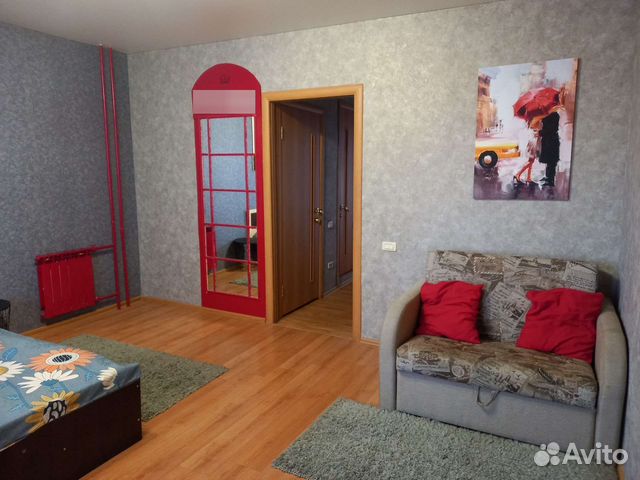 

1-к. квартира, 42 м², 2 кровати