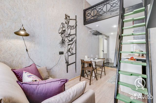 

Квартира-студия в апарт-отеле, 14 м², 2 кровати