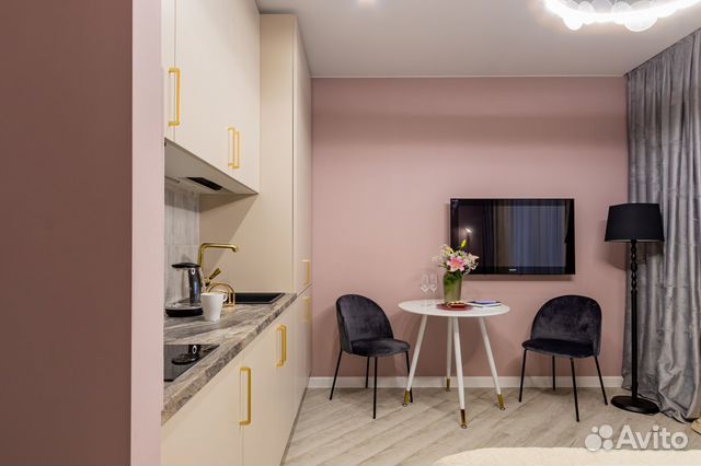 

Квартира-студия, 28 м², 1 кровать