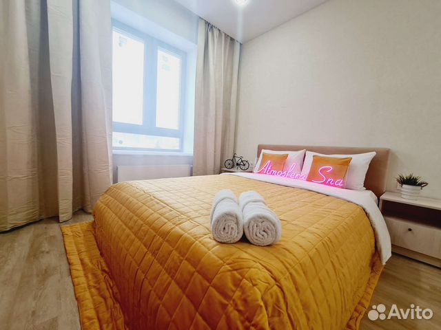 

Квартира-студия, 42 м², 2 кровати