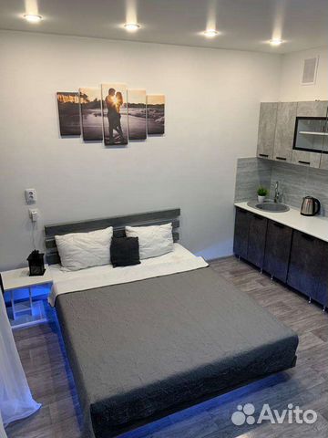 

Квартира-студия, 30 м², 2 кровати