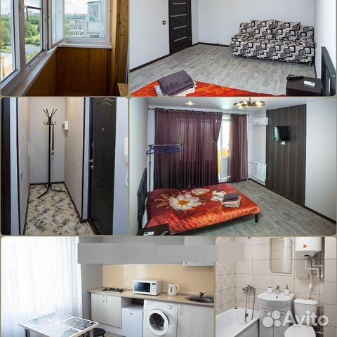

1-к. квартира, 37 м², 2 кровати