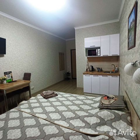 

Квартира-студия, 18 м², 2 кровати