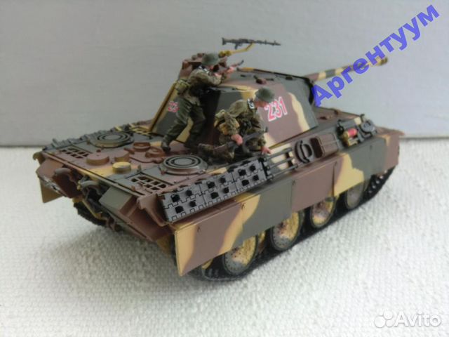 Танк German Panther V wwii 1/32 металл. Unimax