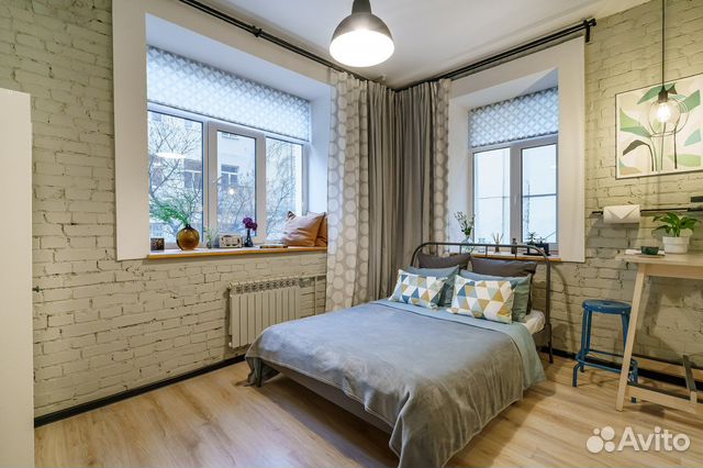 

Квартира-студия, 23 м², 1 кровать