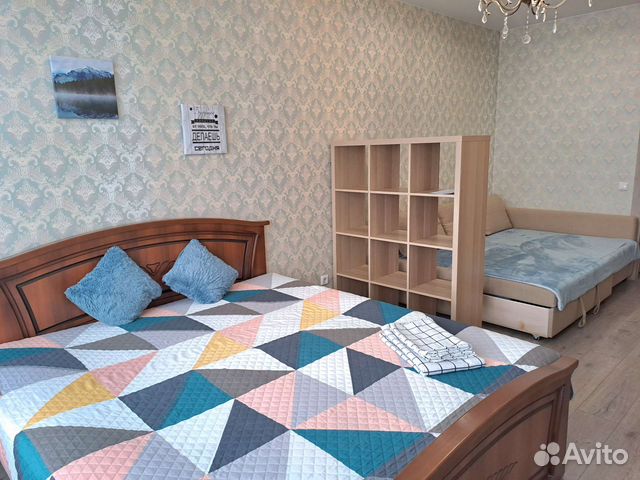 

1-к. квартира, 45 м², 2 кровати