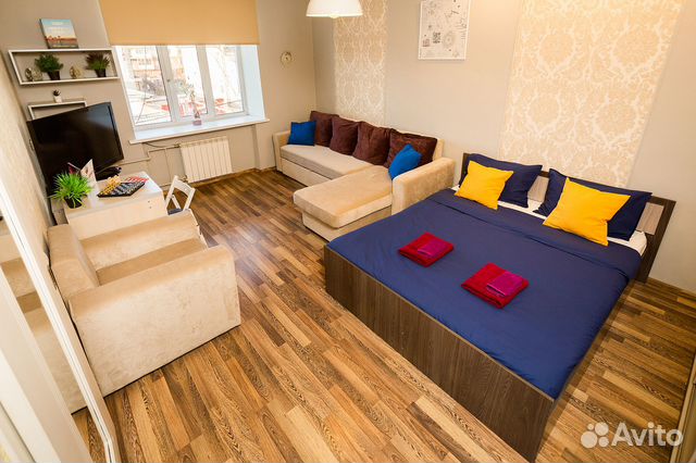 

1-к. квартира, 39 м², 2 кровати