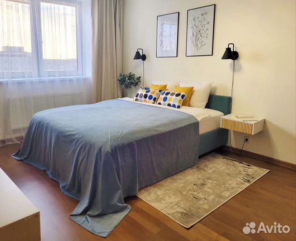 

1-к. квартира, 40 м², 2 кровати