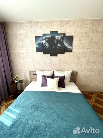 

1-к. квартира, 52 м², 3 кровати