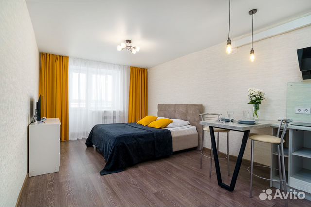 

Квартира-студия, 30 м², 1 кровать