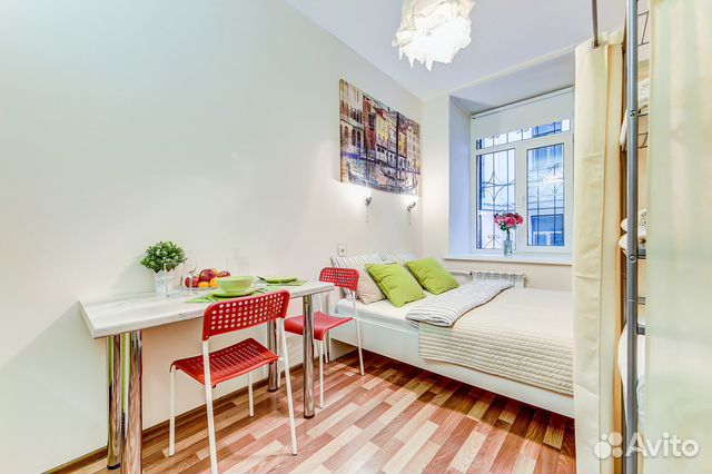 

Квартира-студия, 14 м², 1 кровать
