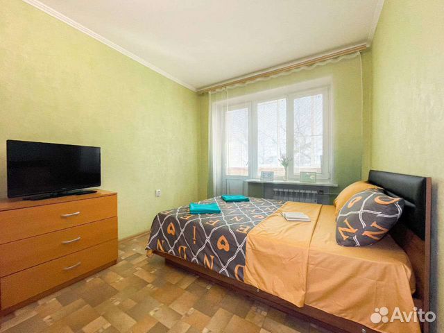 

1-к. квартира, 45 м², 2 кровати