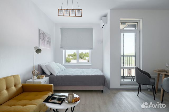 

Квартира-студия, 26 м², 2 кровати