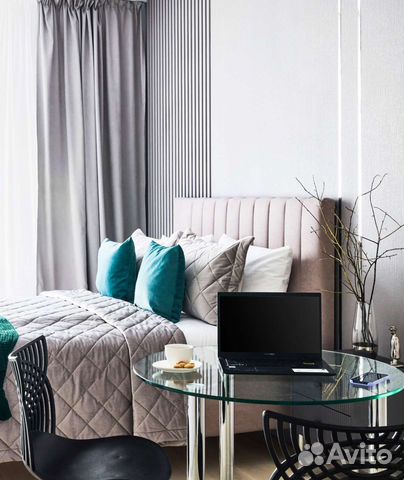 

Квартира-студия, 26 м², 2 кровати