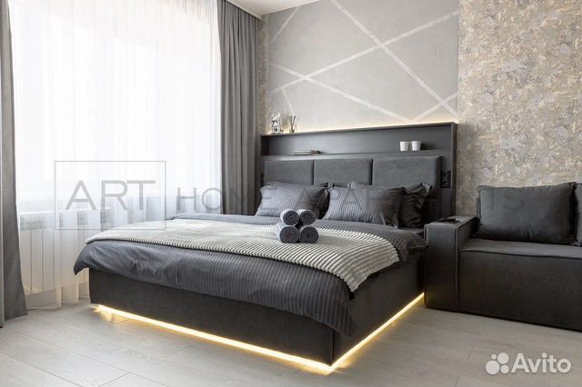 

Квартира-студия, 40 м², 2 кровати