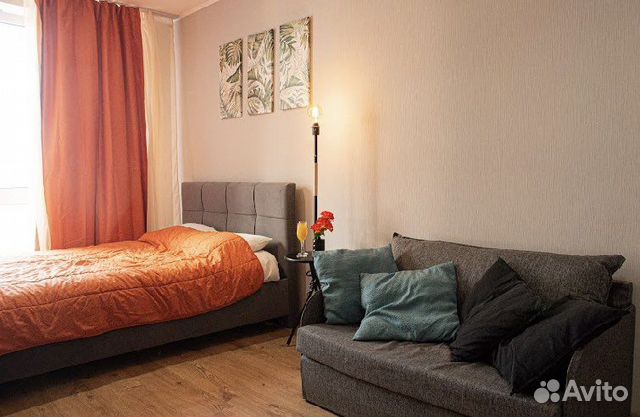

Квартира-студия, 25 м², 2 кровати