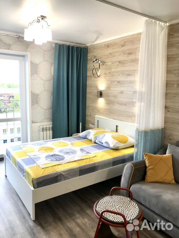 

Квартира-студия, 33 м², 4 кровати