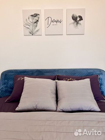 

Квартира-студия, 44 м², 2 кровати
