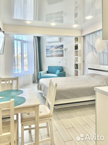 

Квартира-студия, 25 м², 2 кровати