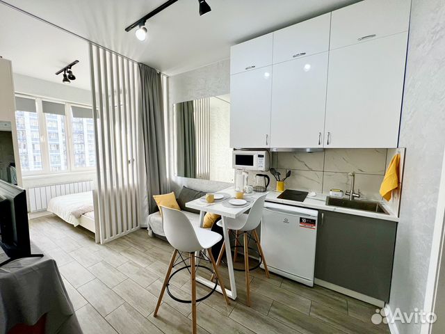 

Квартира-студия, 30 м², 2 кровати