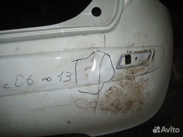 Ниссан Ноут(06-13) бу бампер задний