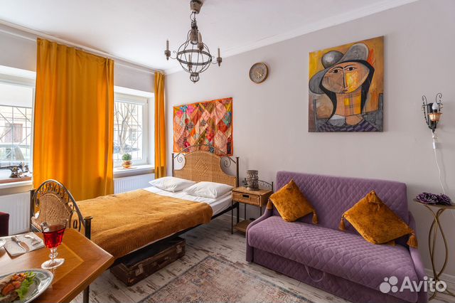 

Квартира-студия, 30 м², 2 кровати