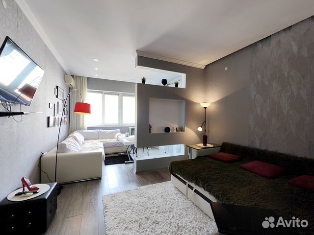 

1-к. квартира, 36 м², 2 кровати