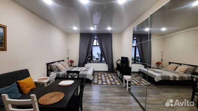 

Квартира-студия, 36 м², 2 кровати