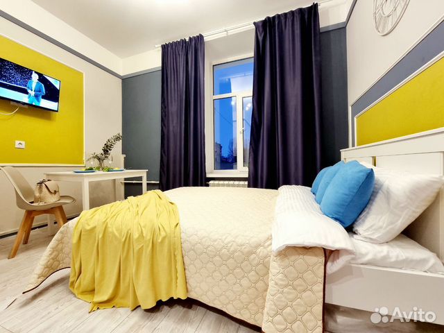 

Квартира-студия, 30 м², 2 кровати