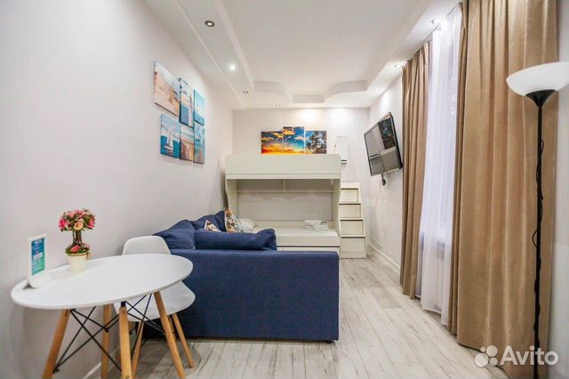 

Квартира-студия, 20 м², 2 кровати