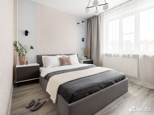

1-к. квартира, 39 м², 2 кровати