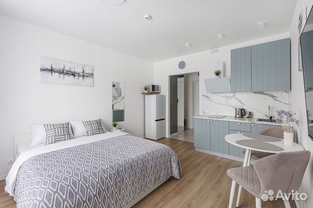 

Квартира-студия, 30 м², 1 кровать