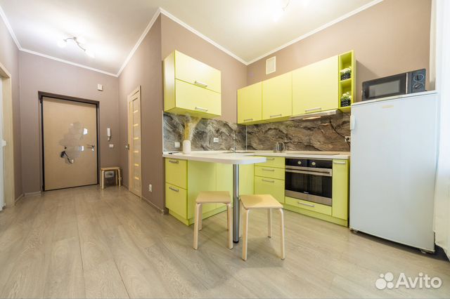 

Квартира-студия, 38 м², 2 кровати