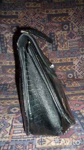 Дамская сумка нат. кожа, лак Италия Германия 1980е