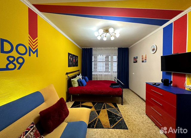 

1-к. квартира, 37 м², 2 кровати