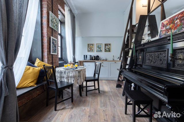

Квартира-студия, 36 м², 2 кровати