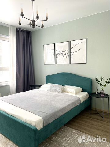 

1-к. квартира, 38 м², 2 кровати