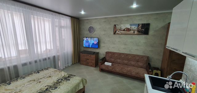 

Квартира-студия, 34 м², 3 кровати
