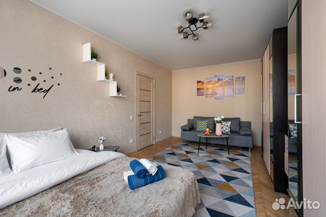 

1-к. квартира, 35 м², 2 кровати