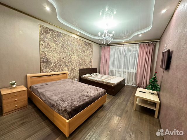 

1-к. квартира, 44 м², 2 кровати