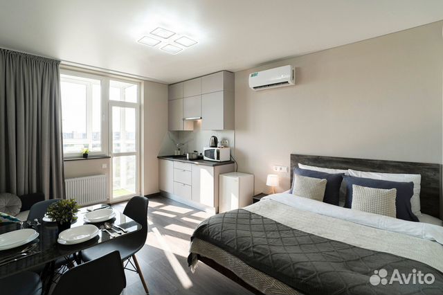 

Квартира-студия, 25 м², 2 кровати