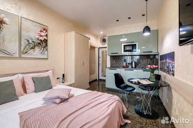 

Квартира-студия, 25 м², 1 кровать