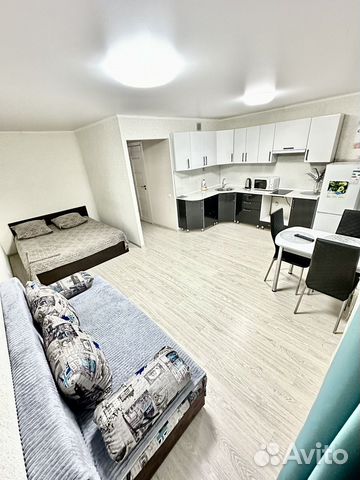 

Квартира-студия, 43 м², 2 кровати